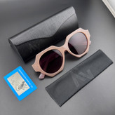 عینک آفتابی چند ضلعی زنانه آلبرت وگ مدل S26106C3 Acetate Avantgarde Visionary
