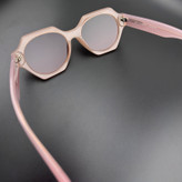 عینک آفتابی چند ضلعی زنانه آلبرت وگ مدل S26106C3 Acetate Avantgarde Visionary