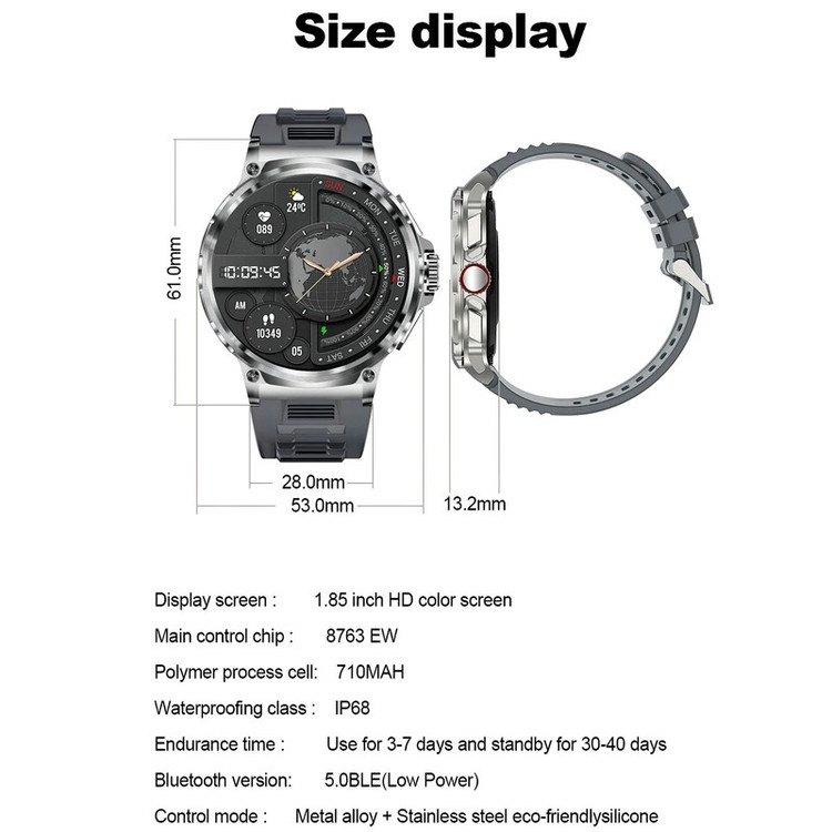 ساعت هوشمند مدل V69 Big Screen