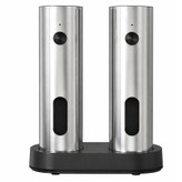 فلفل ساب و نمک ساب شارژی مدل KYMQ-67C مجموعه 2 عددی به همراه استند شارژ