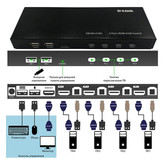 سوییچ 4 پورت دی لینک مدل DKVM-410H