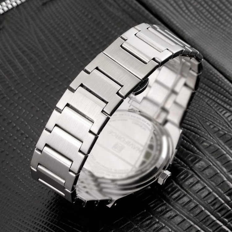 ساعت مچی عقربه ای مردانه صفحه طرحدار تک موتور کد 01