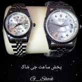 ساعت زنانه ومردانه رولکس ست موتور sL صفحه سفید استیل درجه یک