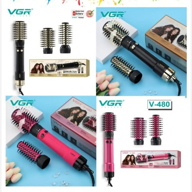 سشوار چرخشی 2 کاره وی جی ار مدل V-480