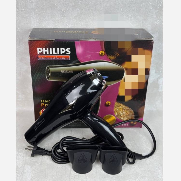 سشوار فیلیپس مدل PH-1481 با موتور قدرتمند و فناوری یونیک.
