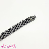 دستبند مردانه رولکس مشکی استیل کد 750