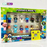 مینی فیگور ماینکرفت 12 عدد مدل Building Block