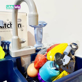 اسباب بازی سینک ظرفشویی آبی مدل Home Kitchen