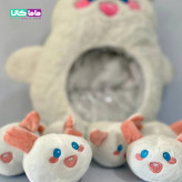 عروسک خرگوش نی نی دار اورجینال وارداتی 50 سانتیمتری