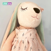 عروسک خرگوش ناز صورتی 65 سانتیمتر