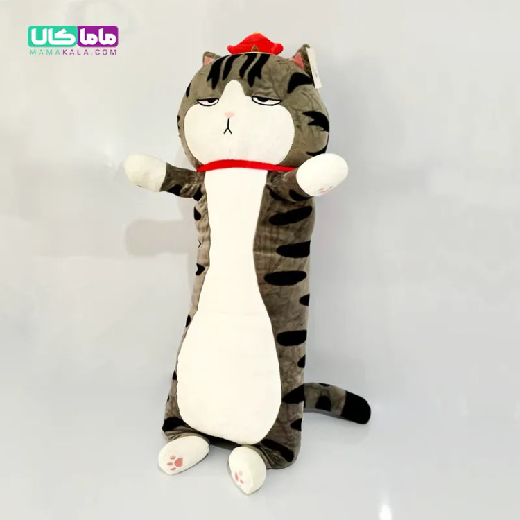 عروسک گربه لوسیفر بالشتی 80 سانتیمتر