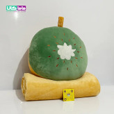 عروسک کیوی بالشتی پتودار + گرمکن دست 50 سانتیمتر