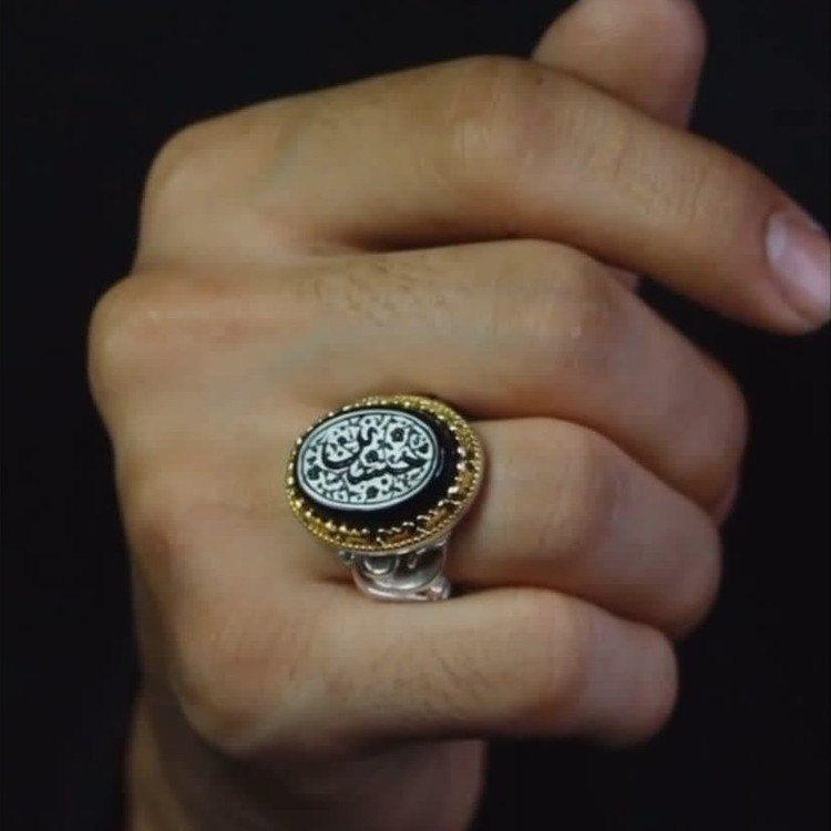 عقیق مشکی درجه یک