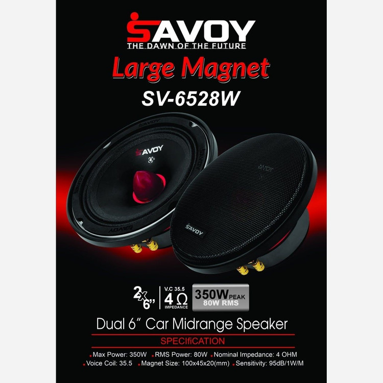 میدرنج 6 اینچ ساووی مدل SV-6528 W