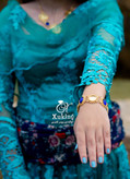 دستبند پارالار/زیورآلات روح گندم/عروسی/طرح طلا/لاکچری/دستساز